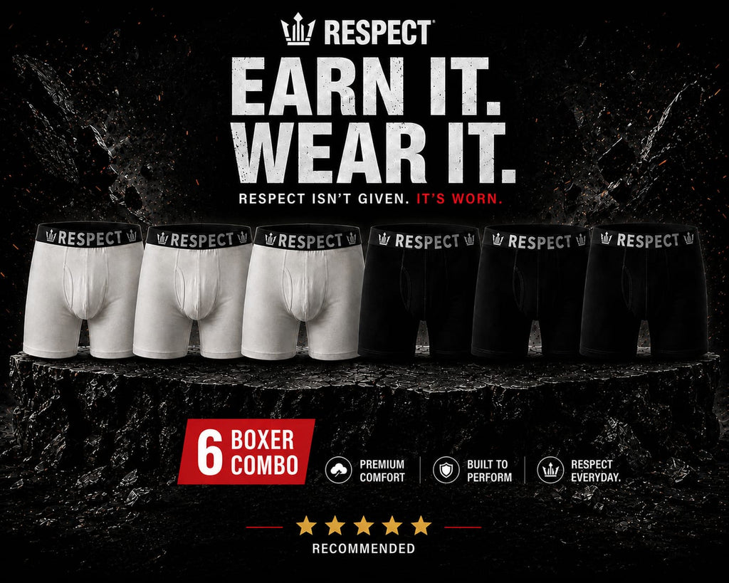 RESPECT-Microfiber Boxer trunks 6 pieces Combo