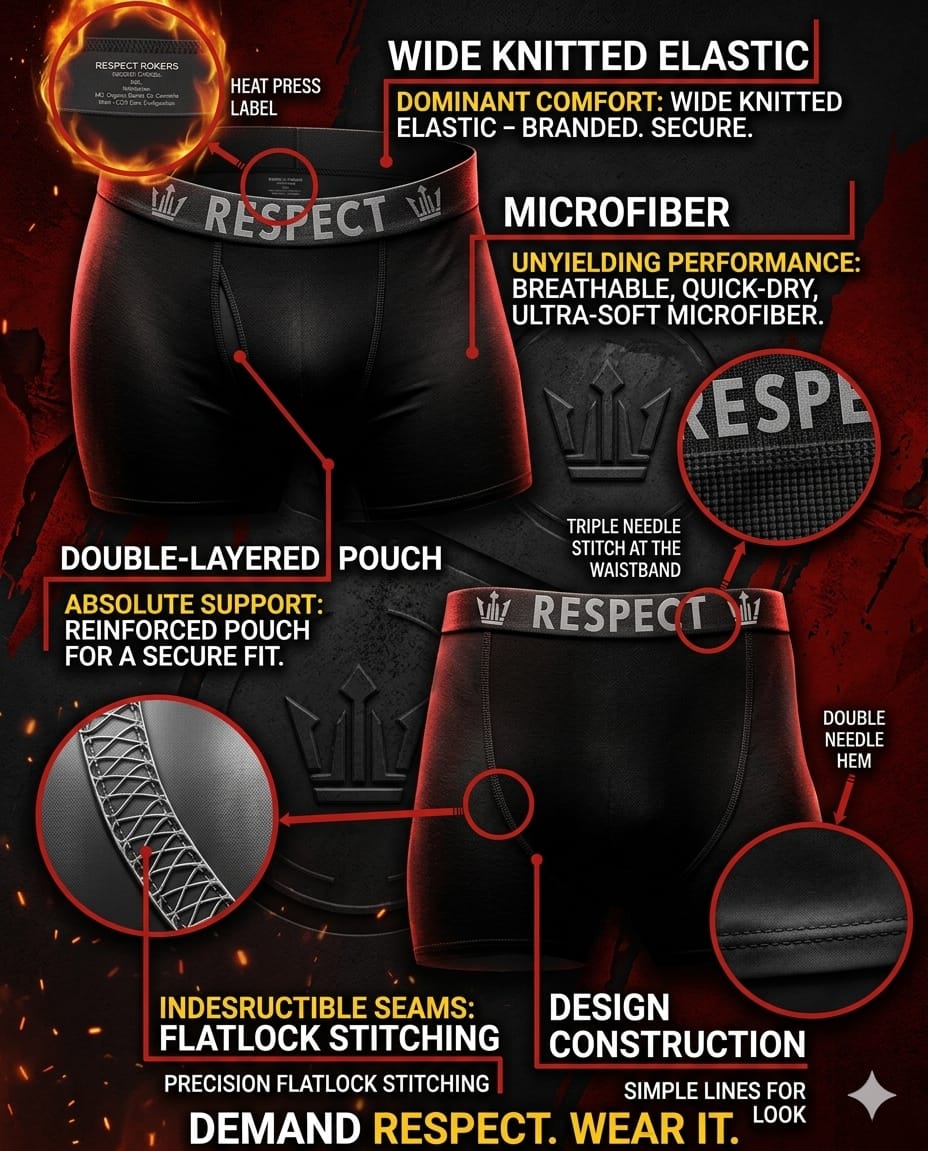 RESPECT-Microfiber Boxer Trunks