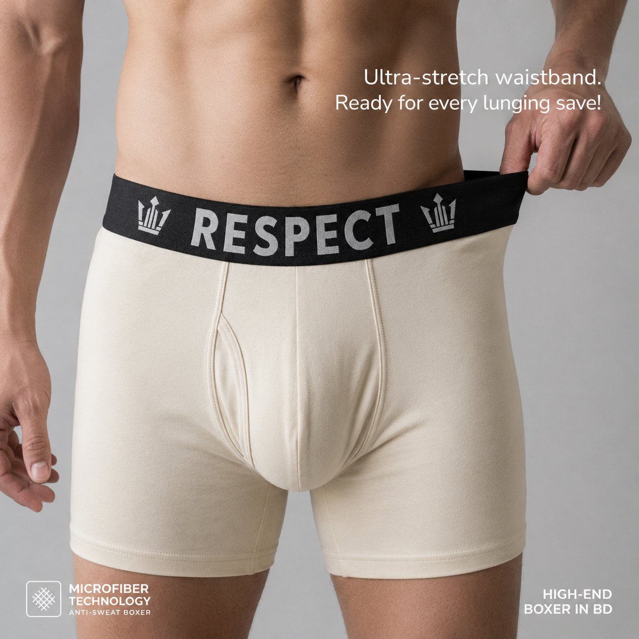 RESPECT-Microfiber Boxer Trunks