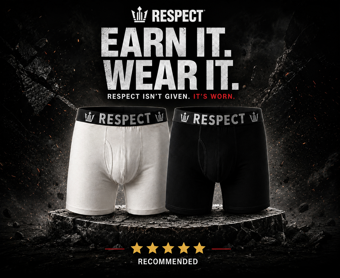 RESPECT-Microfiber Boxer Trunks